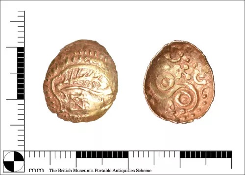 A gold Iron Age coin