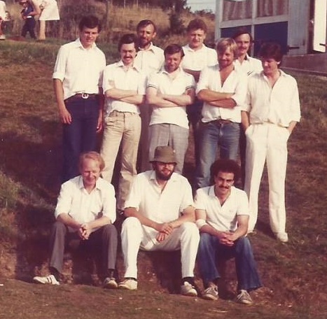 Pearsons Cricket Team - against a team from Stoke.  -  Lesley Foulkes