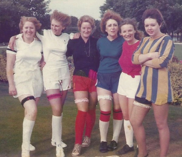 Pearsons Ladies Cricket Team c1980 - Lesley Foulkes