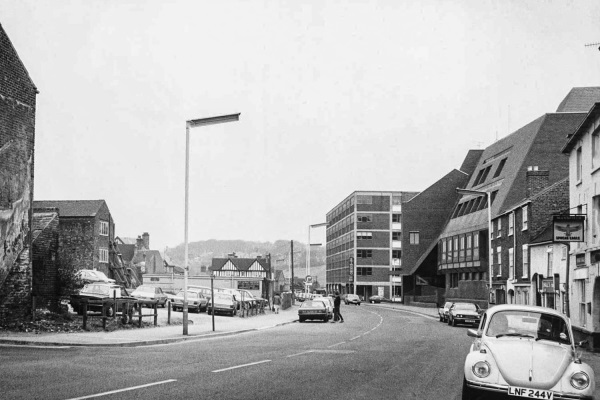 Beetwell Street from South Street, Chesterfield, 1982 - Paul Greenroad