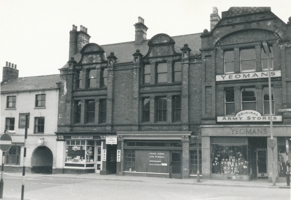 Yeoman's on Beetwell Street, 1970s. - Chesterfield Museum.