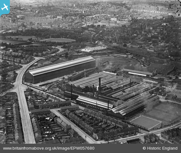 The Chesterfield Tube Company Ltd Works, Chesterfield, 1938 - Britain from above (15)