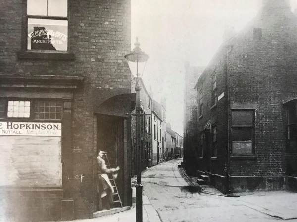 Broad Pavement from Saltergate to Knifesmithgate in the mid - 1930s - Alan Taylor