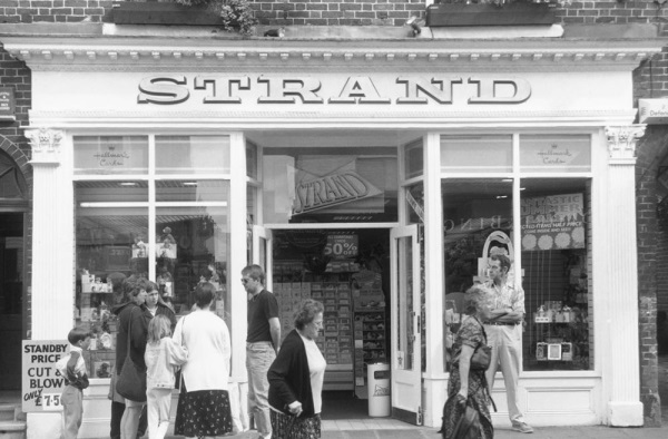 Burlington Street - Strand Card Shop (site of J. B. White & Sons, Wines & Spirits Sellers) 1998  - Paul Greenroad