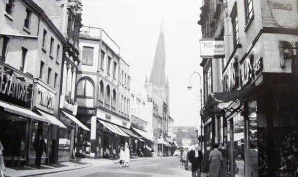 Burlington Street in the 1940s. - Neil Botham