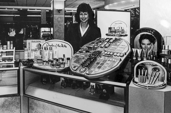The Co-op's new cosmetics department opens in 1991 (1) - Paul Greenroad