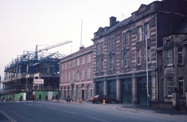 Old police station and fire station on New Beetwell Street. Demolished to make way for the new library. - Rob Marriott