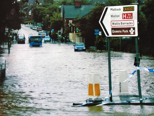 Bottom of Boythorpe Road, Chesterfield - 2007 - Alan Taylor