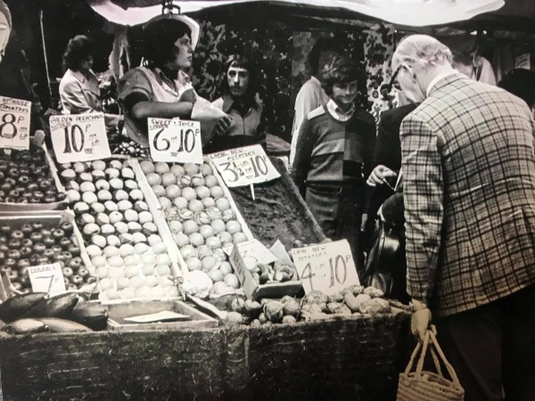 Market Day, High Street, date around1980s. - Alan Taylor