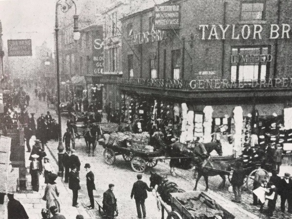 T.P. Wood’s offices looking down High Street to Burlington Street, 1903 - Alan Taylor