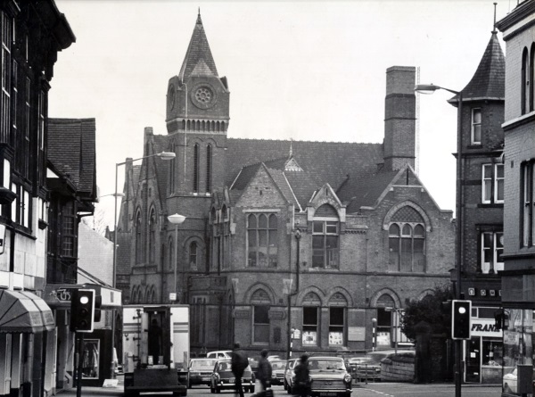 Stephenson Memorial Hall in 1978 - Chesterfield Museum