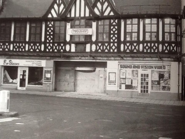 The Odeon Cinema after its closure. 1986. The building is new used as the Winding Wheel Conference Centre. - Alan Taylor