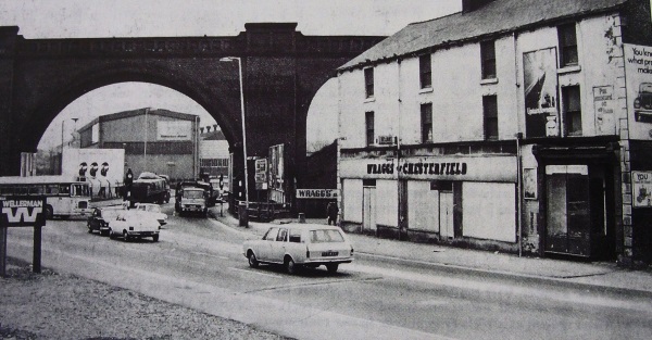 Horn's bridge and Lordsmill st 1970s. - Neil Botham