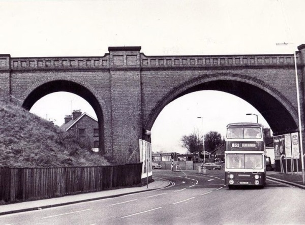 Horns bridge, 12th Feb 1974. - John Sambrook 