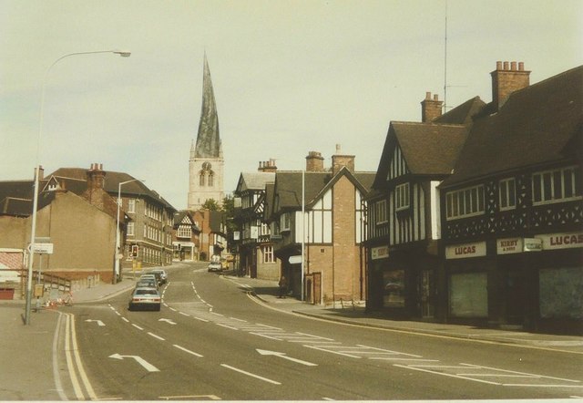 Lordsmill Street, Chesterfield in 1986 - John-Baker