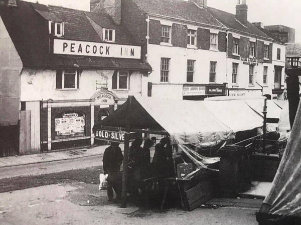 The Peacock Inn in 1974, - Alan Taylor