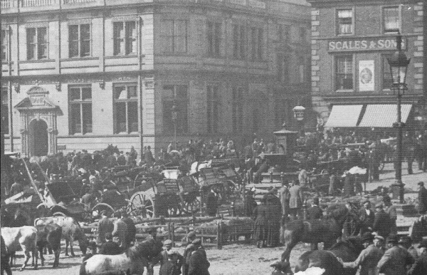 1905 livestock market in Chesterfield. - Mick Walpole
