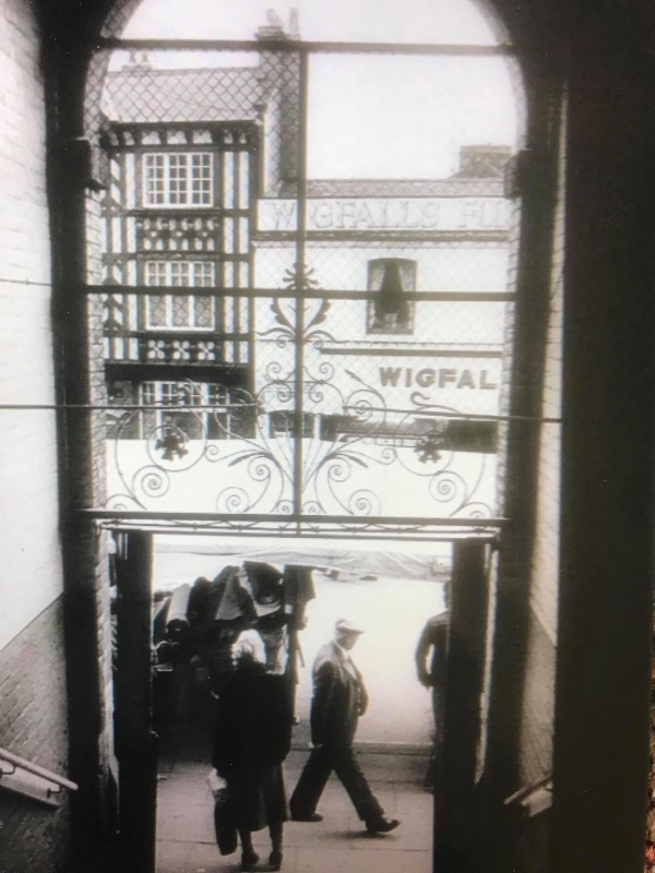 Indoor Market steps in 1977. - Alan Taylor