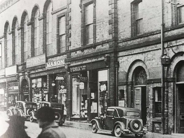 The north side of the Market Hall in the 1940s, - Alan Taylor