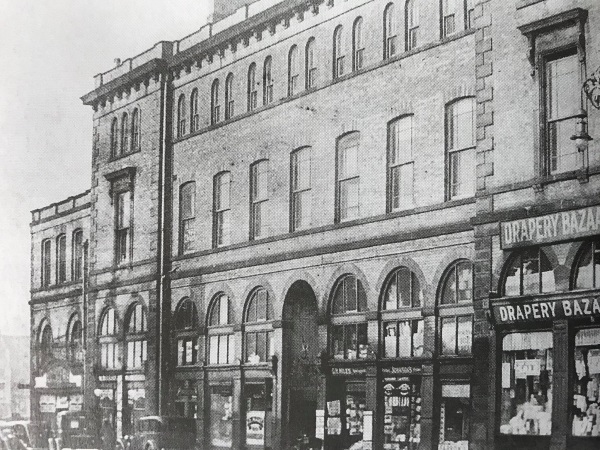 The south side of the Market Hall in the 1940s, - Alan Taylor