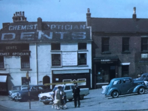 In the the early days after the removal of the market stalls in New Square - pictured here in 1959 and also in the Market Square, the space was available for car parking, free of charge! - Alan Taylor