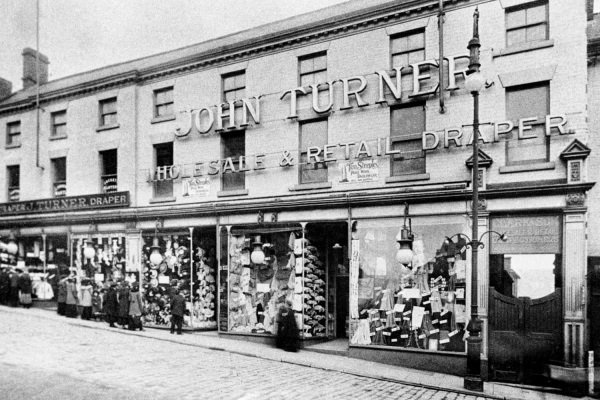 John Turner's Shop, Packers Row c.1900's - Paul Greenroad