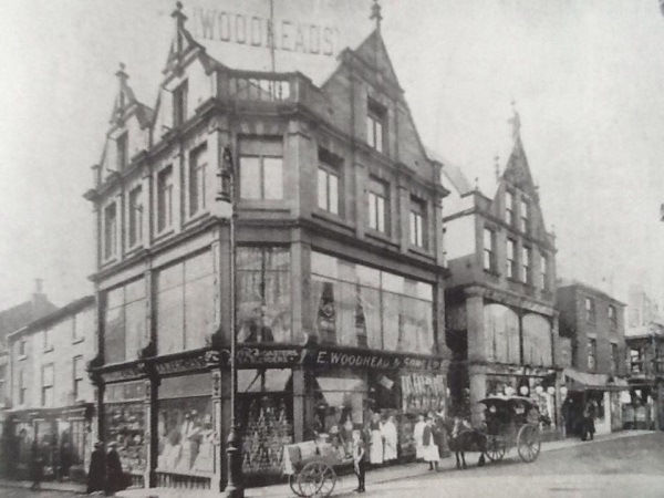 Woodhead's Grocery Store, Packers Row Corner, c. 1900. - Alan Taylor