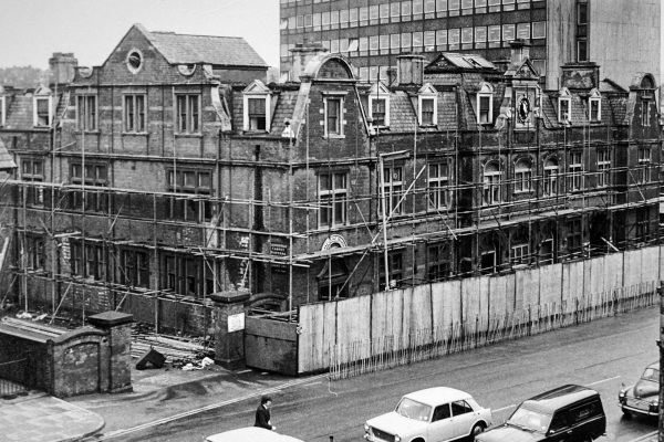 The Market Place Station on West Bars in April 1973, before it was demolished. - Paul Greenroad