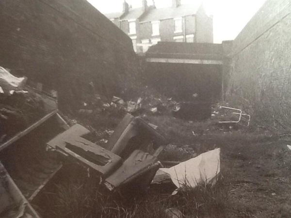 The south entrance to the tunnel of the Chesterfield loop line in the 1970s  . - Alan Taylor