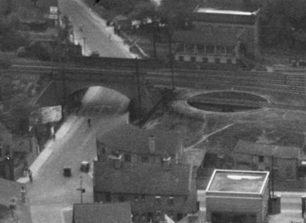 Turntable south of the Midland Station - Btritain from above