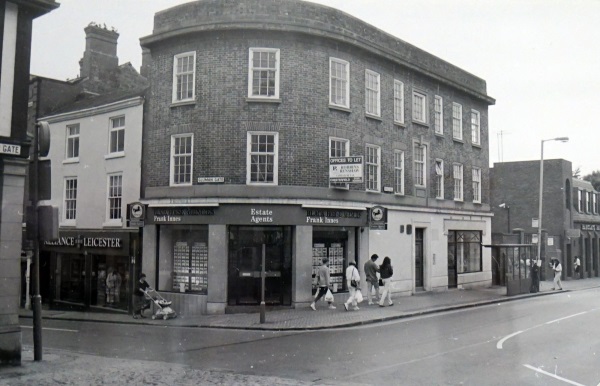 Rose Hill corner from Knifesmithgate in 1991 - Paul Greenroad