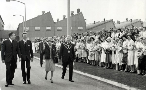 Royalty - Pprincess Margaret- visiting Rbbinsons 1963 - Chesterfield Museum