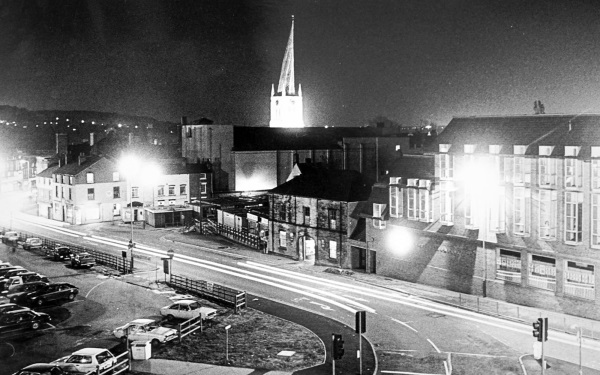 Saltergate looking towards the Co-op and Holywell Street in 1982.