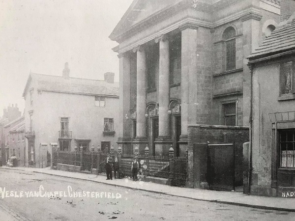 Wesleyan Chapel, Salatergate, c. 1910. - Alan Taylor