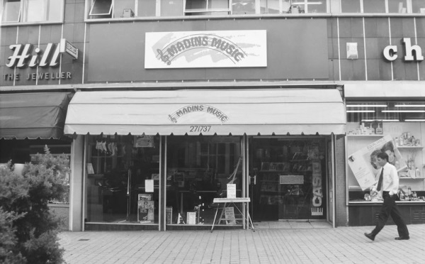 Madin's Music Shop, West Bars, 1991 - Paul Greenroad