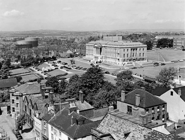 Chesterfield Town Hall, 1960. - Rob Marriott