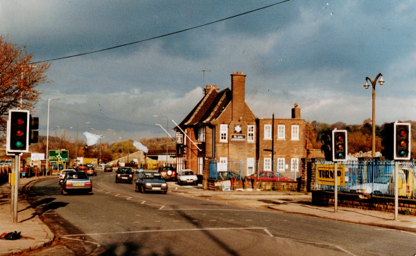 Alma Pub on Derby Rd, outside Tube Works