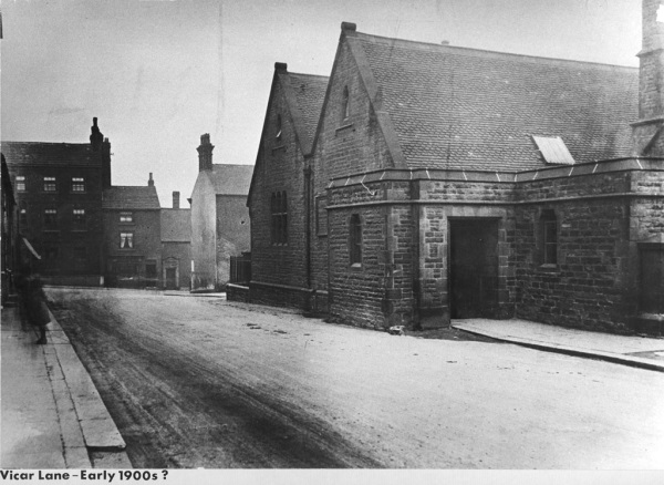 Vicar lane 1900 - Brian Davis & Chesterfield Photographic Soc