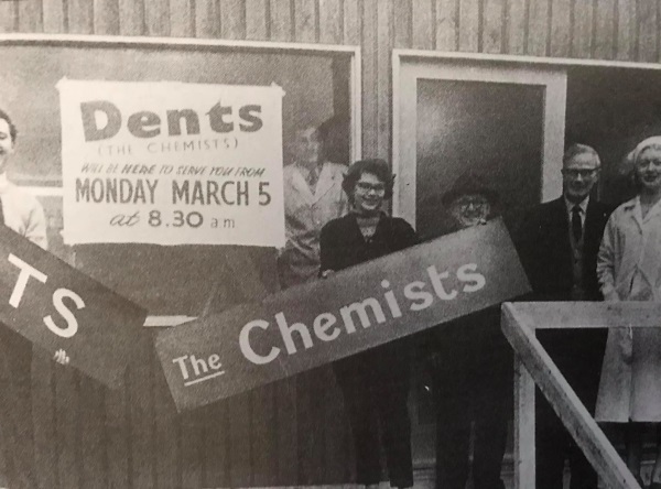 Ready for the opening of Dent’s temporary shop in 1960 - Alan Taylor