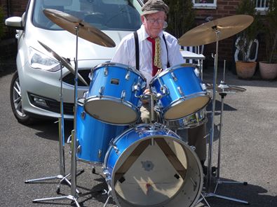 Keith Windley on the drums