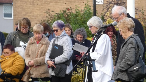 Plaque - Tupton Bombing Nov 2021